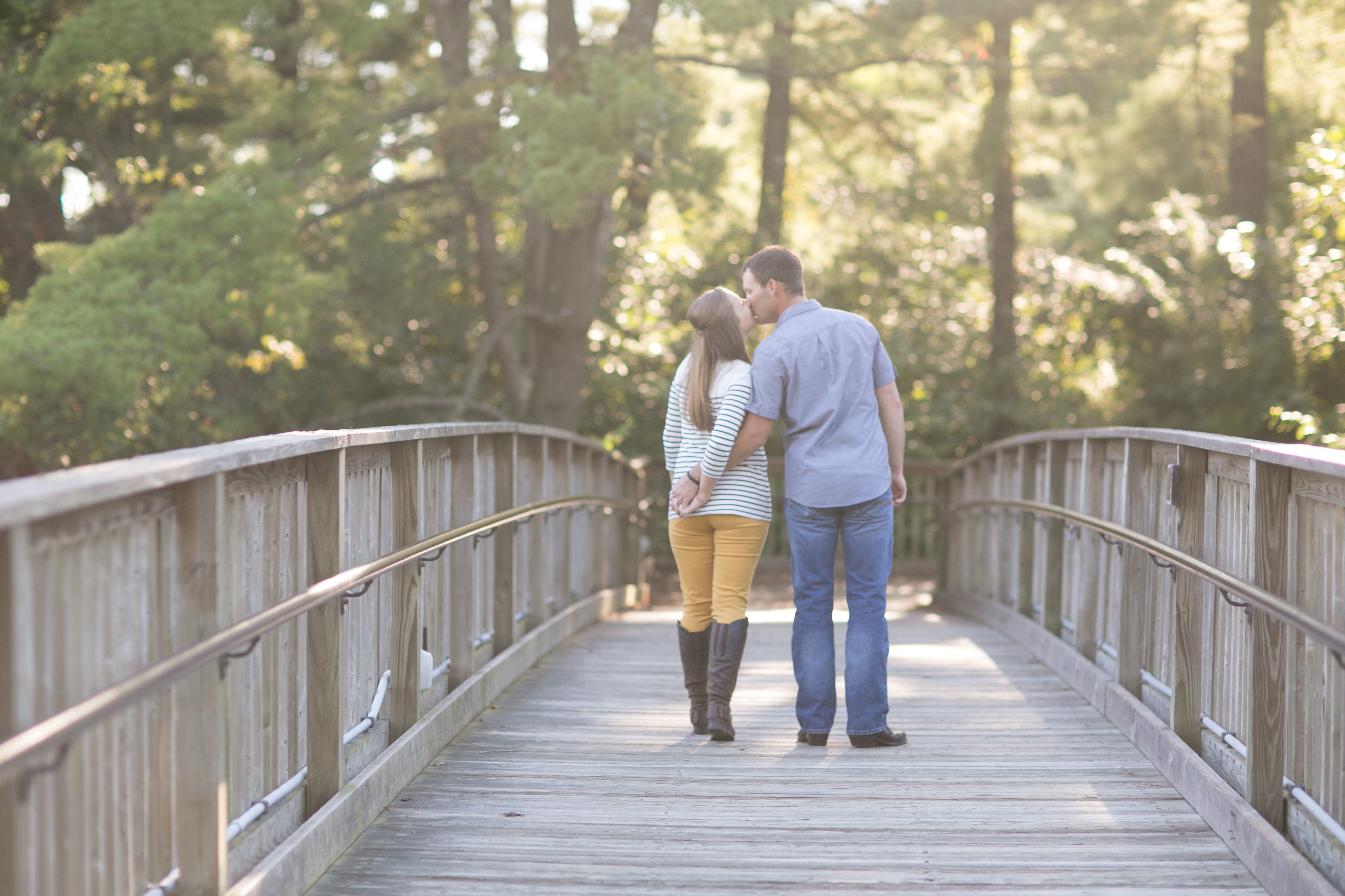 Kenna and Corey Engagement Session at SIUE Gardens by Jackelynn Noel Photography